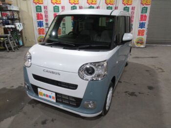 ムーヴキャンバス ストライプスG UPグレードパック 未使用車 4WD