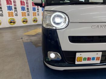 ムーヴキャンバス ストライプスG　ナビ・バックカメラ　4WD