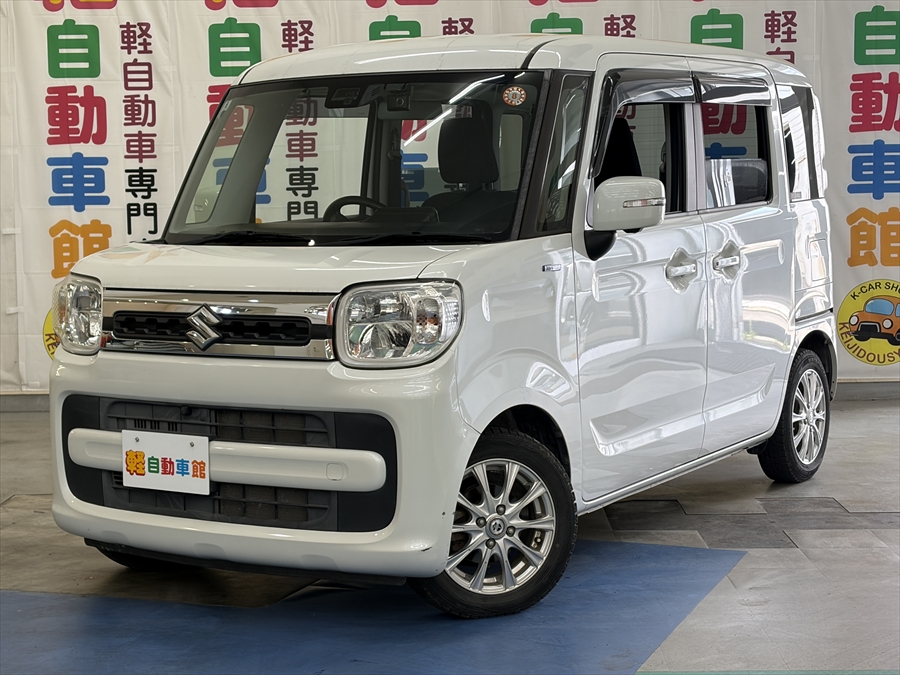 スペーシア ハイブリッドX　全方位モニター付純正ナビ・TV　4WD