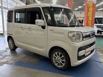 スペーシア ハイブリッドX　全方位モニター付純正ナビ・TV　4WD