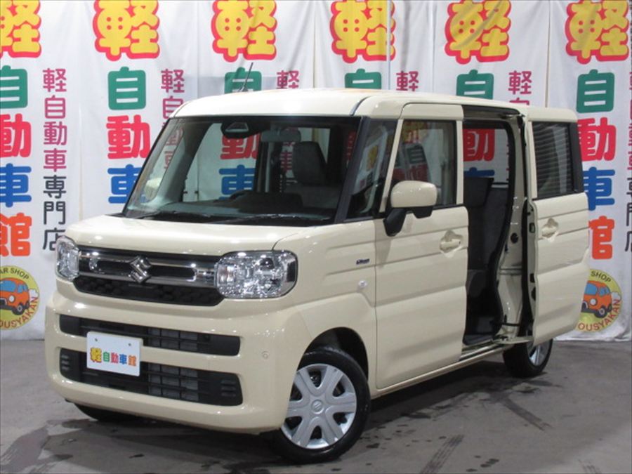 スペーシア ハイブリッドG スズキセーフティサポート 未使用車 4WD