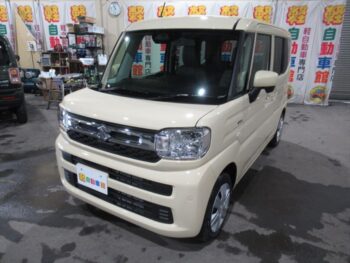 スペーシア ハイブリッドG スズキセーフティサポート 未使用車 4WD