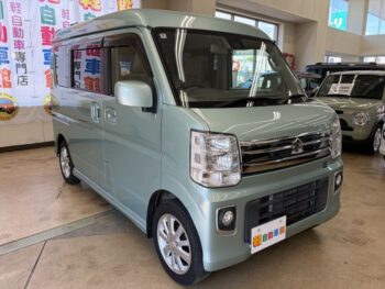 エブリイワゴン PZターボ　ハイルーフ　純正ナビ・TV・バックカメラ　４WD