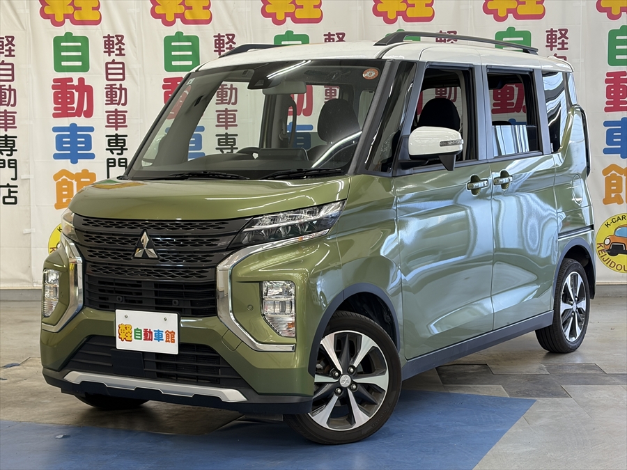 eKクロススペース T　ターボ　純正ナビ・TV・バックカメラ　4WD