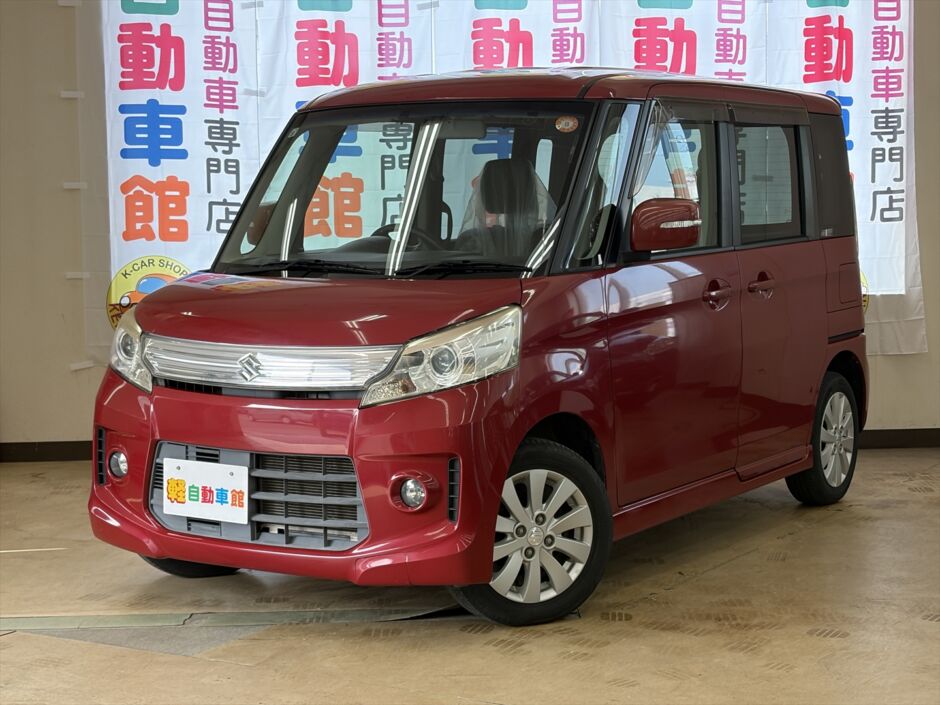 スペーシアカスタム XS　ナビ・バックカメラ　４WD