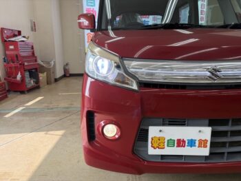 スペーシアカスタム XS　ナビ・バックカメラ　４WD