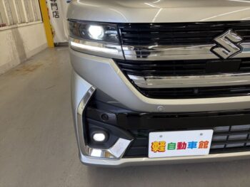 スペーシアカスタム ハイブリッド XS ターボ 全方位モニター付純正ナビ・TV・スズキコネクト対応 4WD
