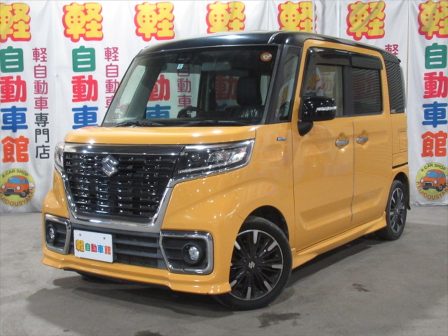 スペーシアカスタム ハイブリッドXS　ナビTV　4WD