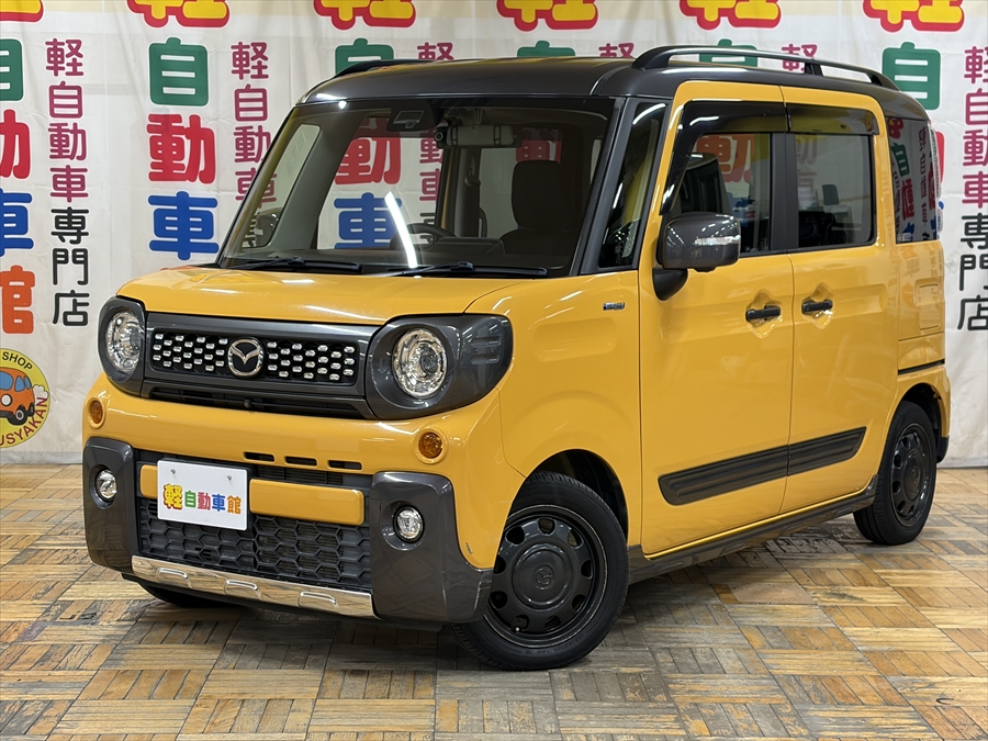 フレアワゴン タフスタイル ハイブリッドXT ターボ 全方位モニター付純正ナビ TV 4WD