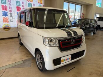 N-BOX G・スロープLホンダセンシング　福祉車両車いす仕様　純正ナビ・TV・バックカメラ　４WD