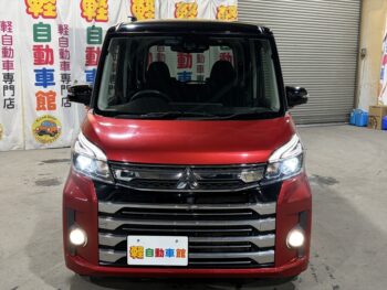 eKスペースカスタム Ｇ セーフティＰＫＧ　純正ナビTV　後期型　4WD