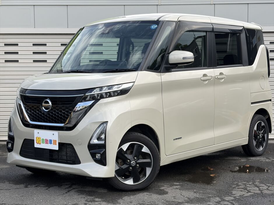 ルークス ハイウェイスターX 快適パックA 純正ナビ・TV・アラウンドビューモニター 4WD