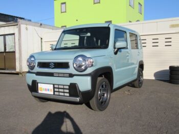 ハスラー ハイブリッドG スズキセーフティサポート (ブルー内装) 未使用車 4WD