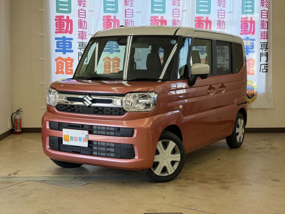 スペーシア ハイブリッドX 全方位モニター付純正ナビ・TV・スズキコネクト対応 未使用車 4WD