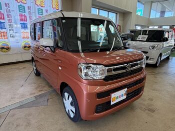 スペーシア ハイブリッドX　全方位モニター付純正ナビ・TV・スズキコネクト対応　未使用車　４WD