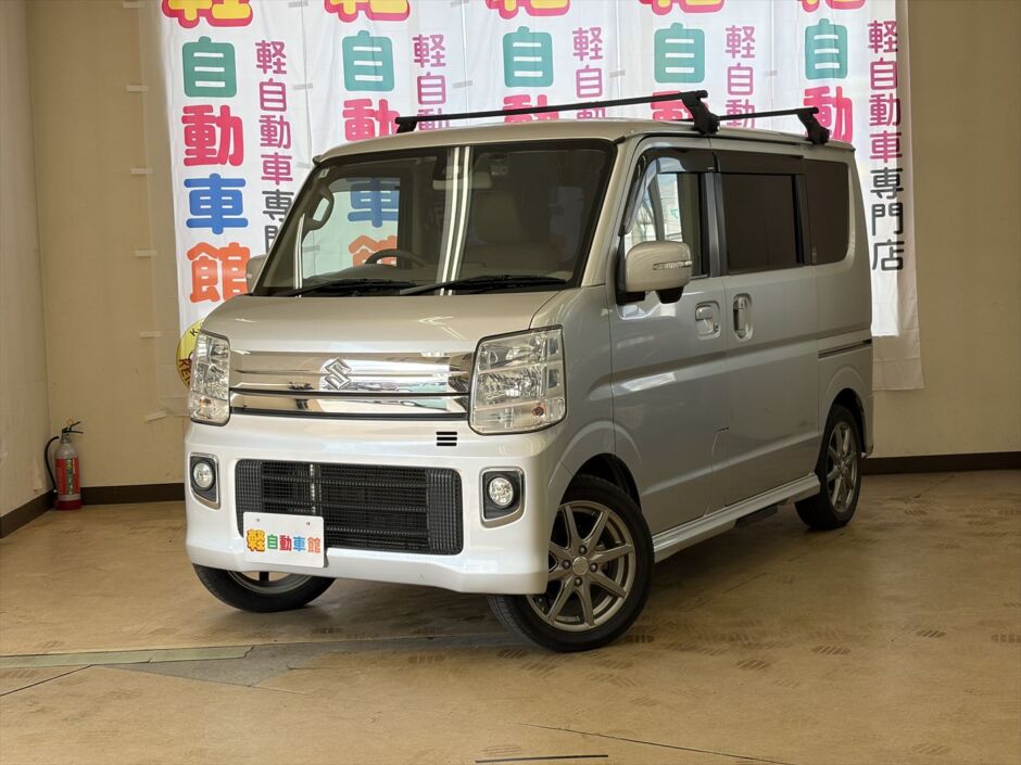 エブリイワゴン PZターボスペシャル 純正ナビ・TV・バックカメラ 4WD