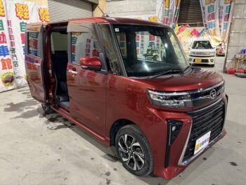 タントカスタム X　ナビTV　パノラマモニター　後期型　4WD