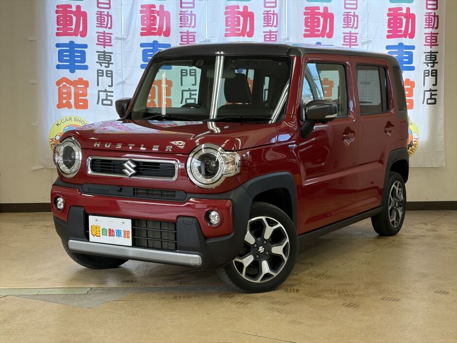 ハスラー ハイブリッドXターボ 全方位モニター用カメラパッケージ・純正ナビ・TV 4WD