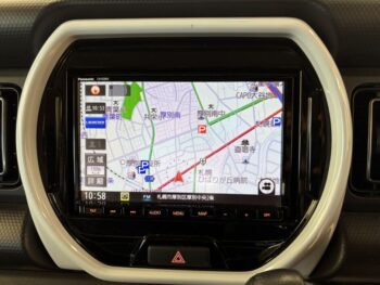 ハスラー ハイブリッドXターボ　全方位モニター用カメラパッケージ・純正ナビ・TV　４WD