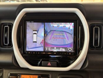 ハスラー ハイブリッドXターボ　全方位モニター用カメラパッケージ・純正ナビ・TV　４WD