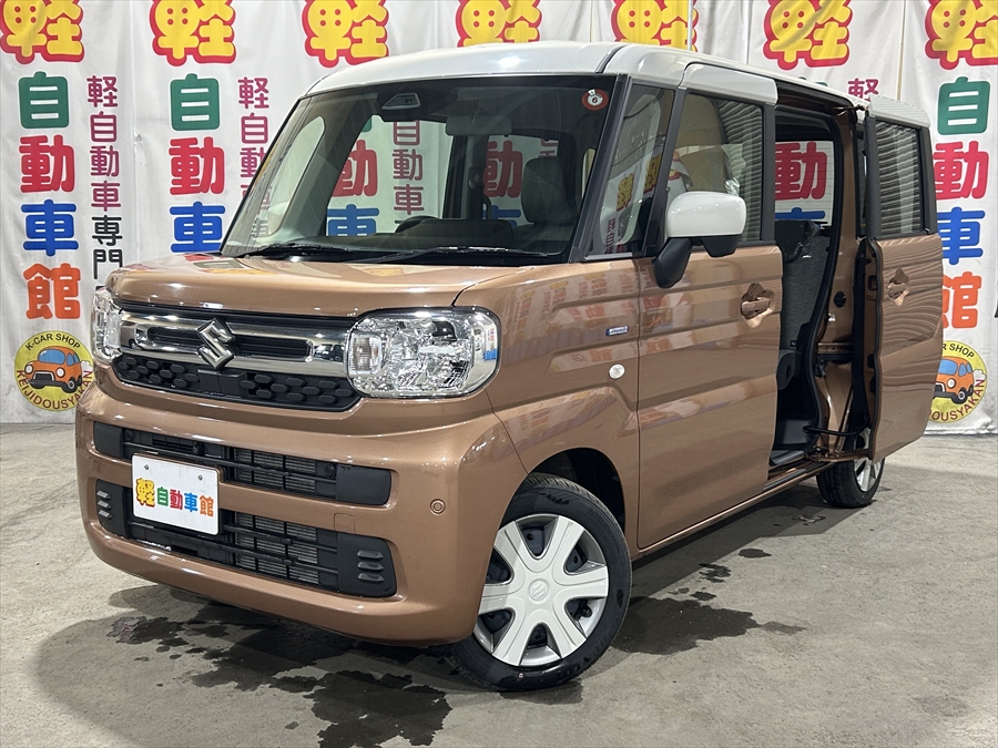 スペーシア ハイブリッドX 全方位モニター付 メモリーナビ・スズキコネクト 4WD