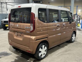 スペーシア ハイブリッドX　全方位モニター付　メモリーナビ・スズキコネクト　4WD