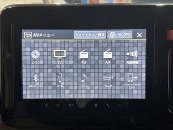 スペーシア ハイブリッドX　全方位モニター付　メモリーナビ・スズキコネクト　4WD