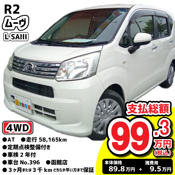 100万円以下特集車